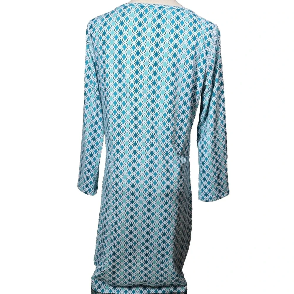 Cabana Life Rash Guard Size M Dress UPF Sun Protection Swim Cover Beach Tropical
